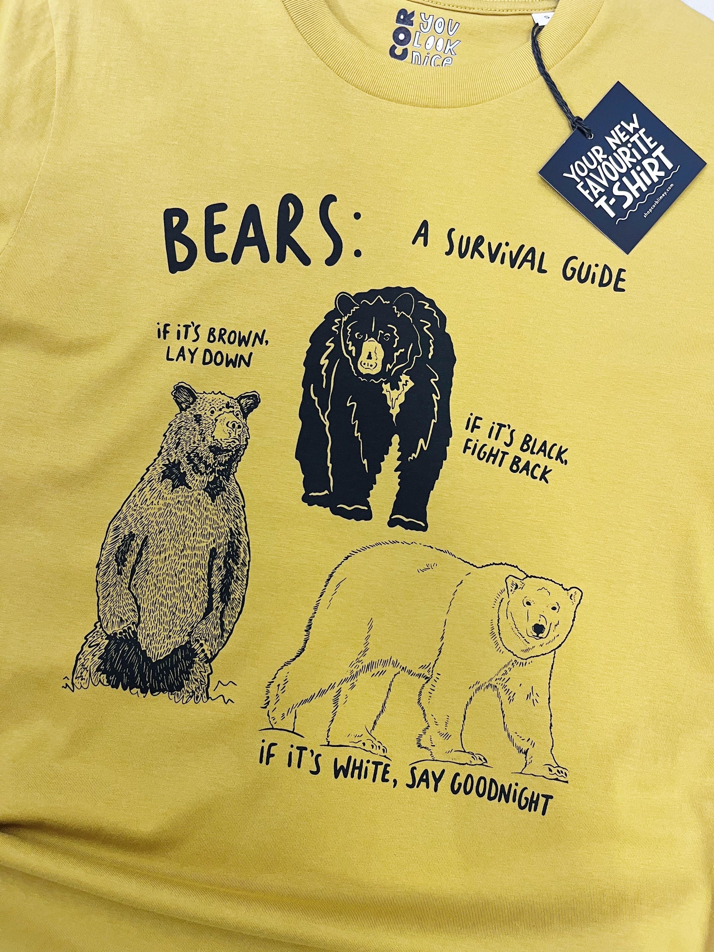 BEAR SURVIVAL GUIDE T-SHIRT