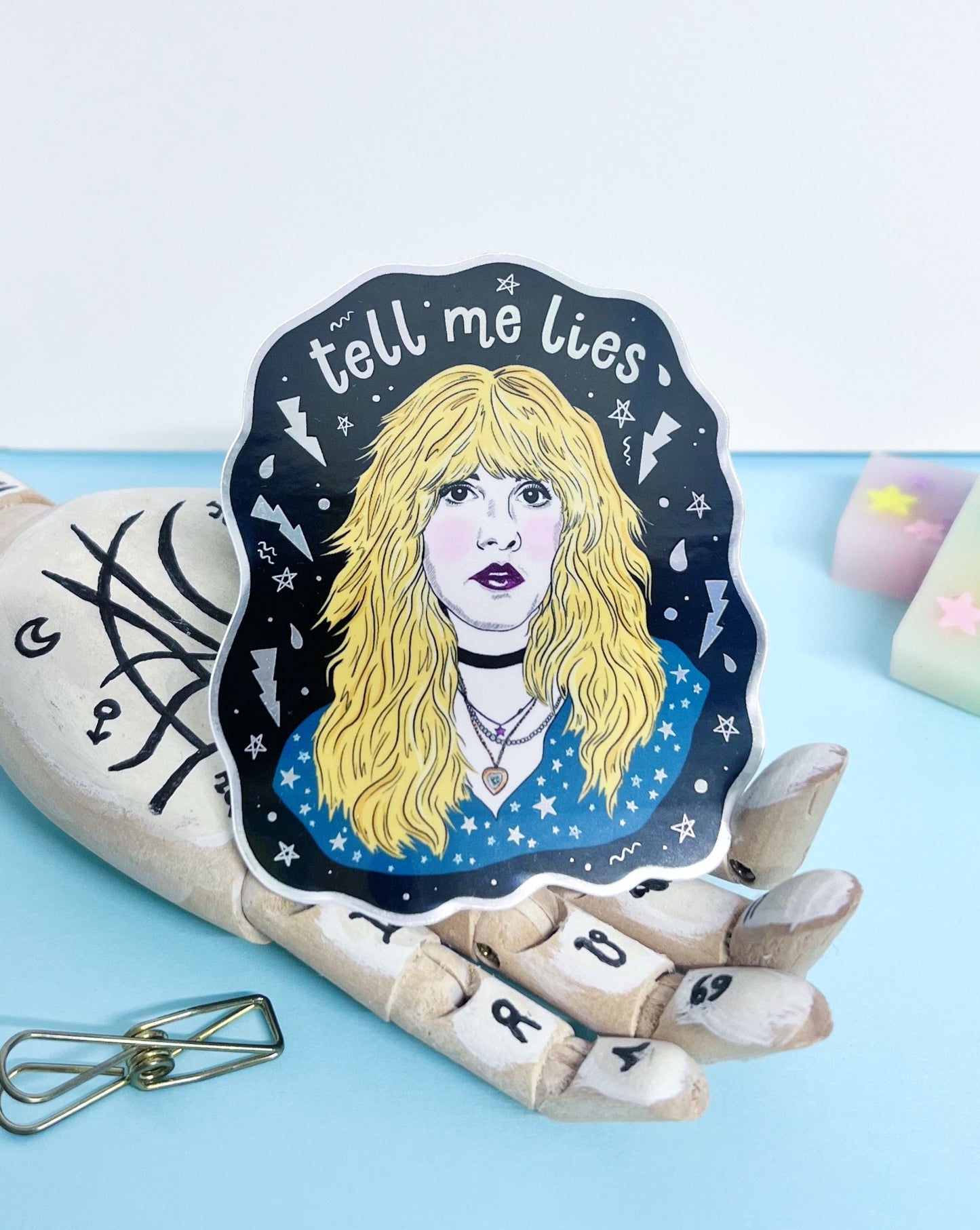 STEVIE NICKS VINYL STICKER