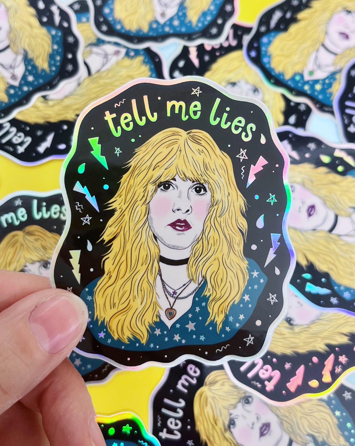 STEVIE NICKS VINYL STICKER