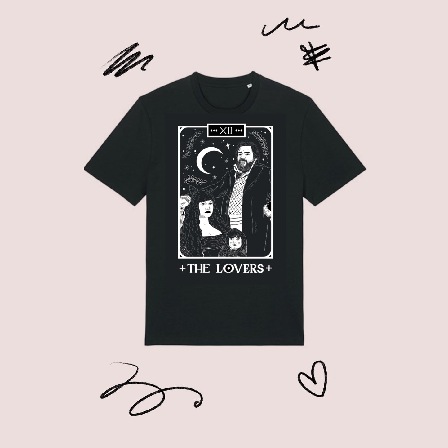 *LAST CHANCE* THE LOVERS BLACK T-SHIRT